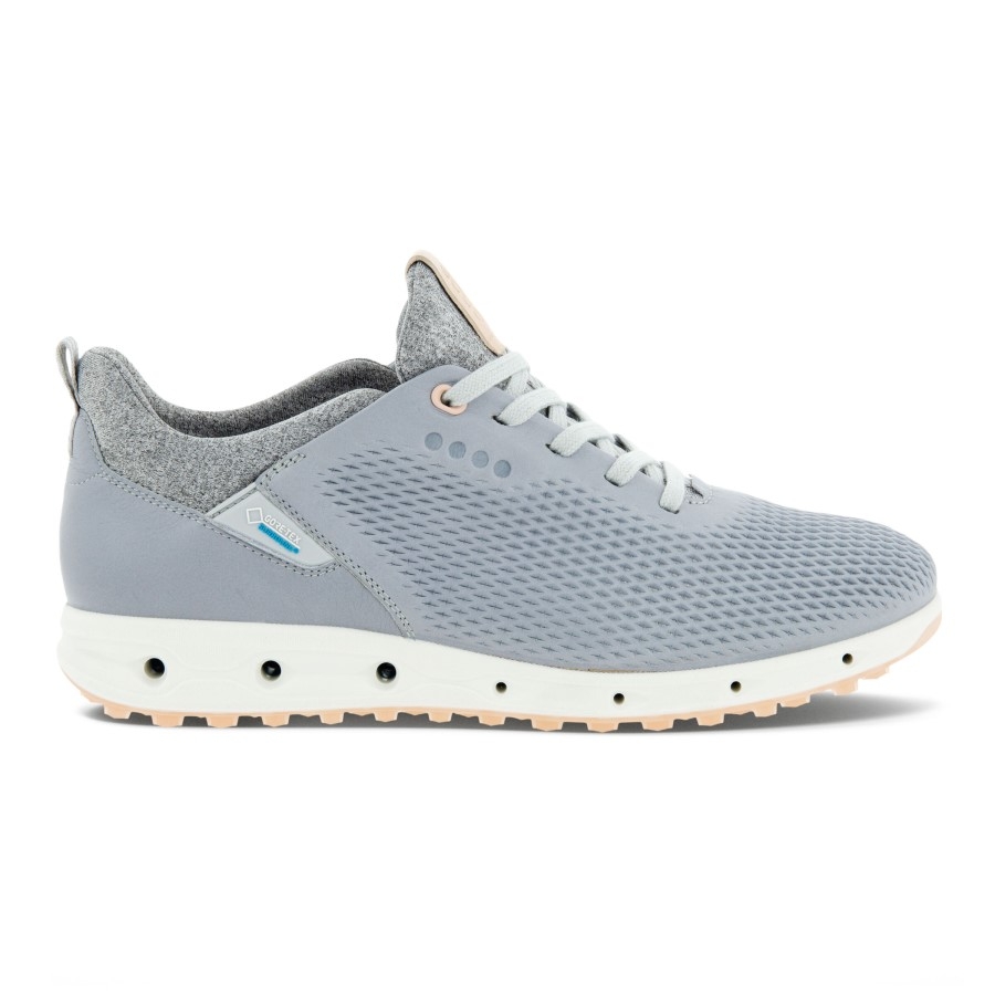 Women Golf Cool Pro Shoes Ecco Silver Grey Ireland