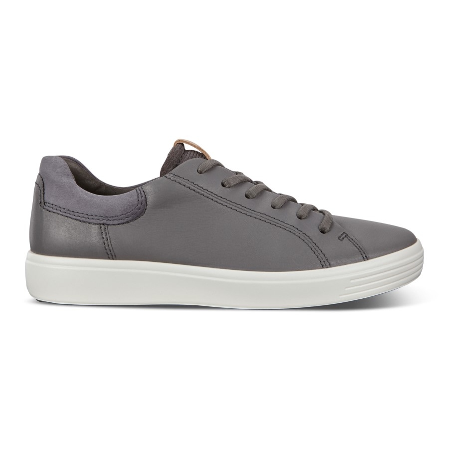 Soft 7 Men Contrast Heel Sneakers Ecco Dark Shadow-Magnet Ireland