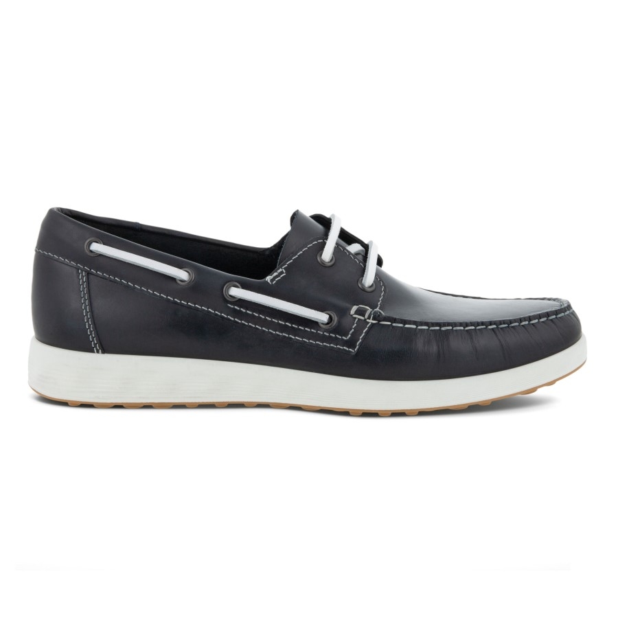 S-Lite Moc Men Boat Shoe Ecco Navy Ireland