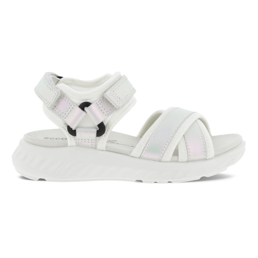 Ecco Sp.1 Lite Kids Sandal White Iridescent Shimmer Ireland